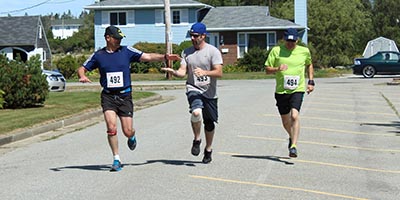 Runners Finishing Race